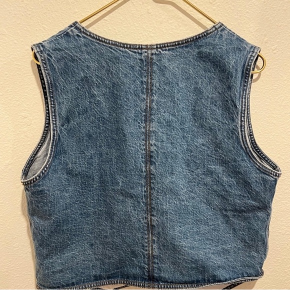 Abercrombie & Fitch Tops - Abercrombie & Fitch Blue Denim Tank Top